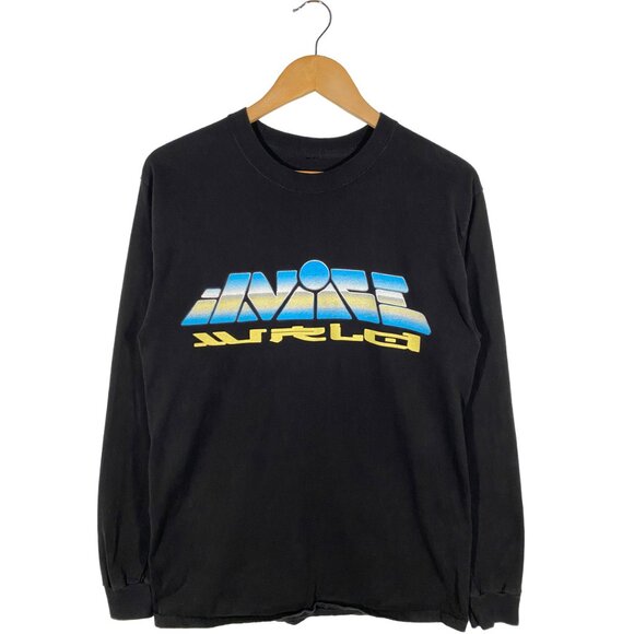 VLONE x 999 Club Juice WRLD Long Sleeve Tee Black mens size medium - Picture 1 of 7
